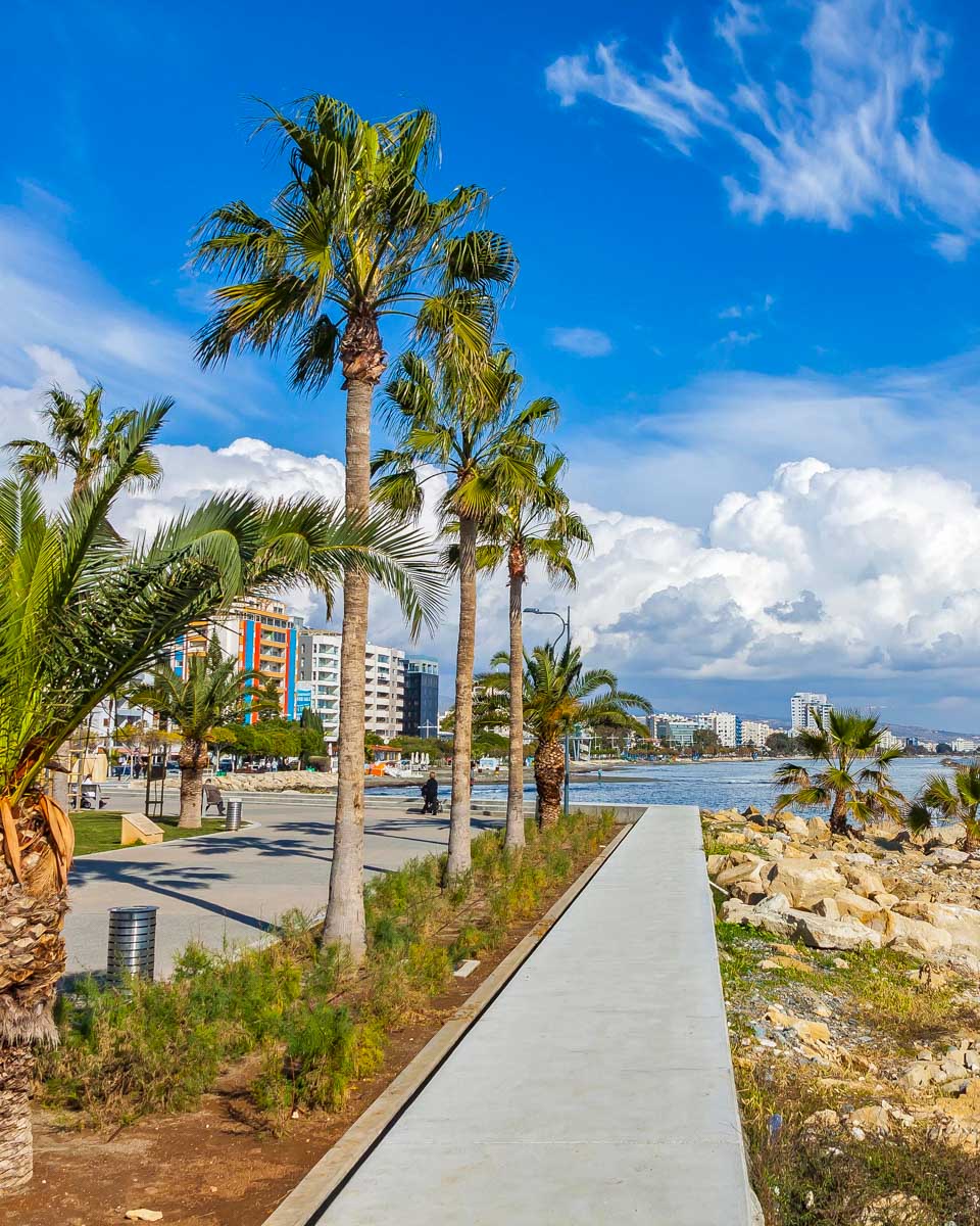 The promenade in Limassol Cyprus