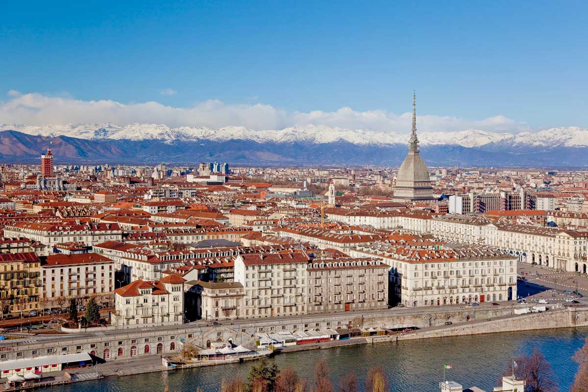 Turin Italy panoramic view