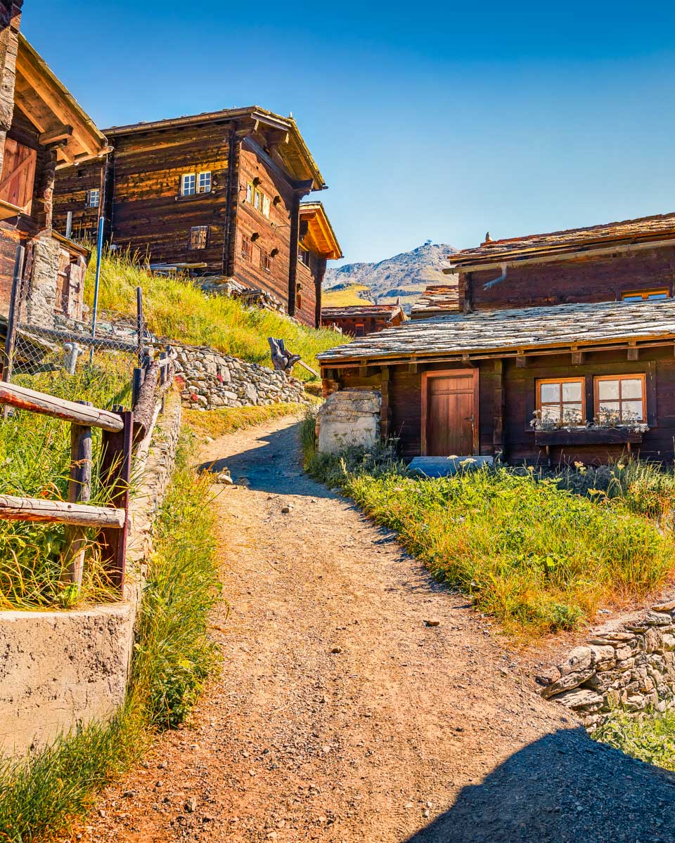 Zermatt Village seen in Zermatt Switzerland (2)