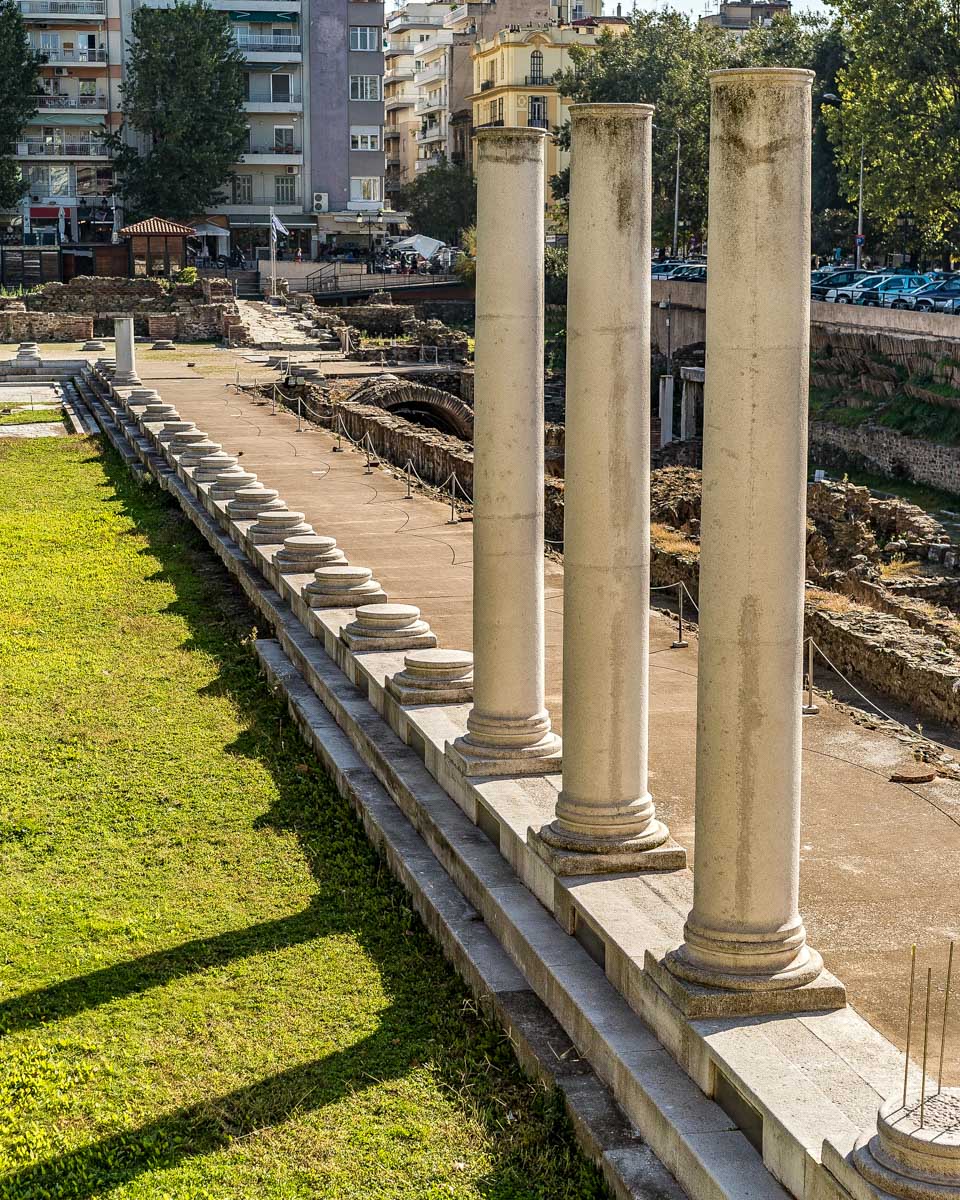 Ancient Roman Forum, at Thessaloniki, Greece