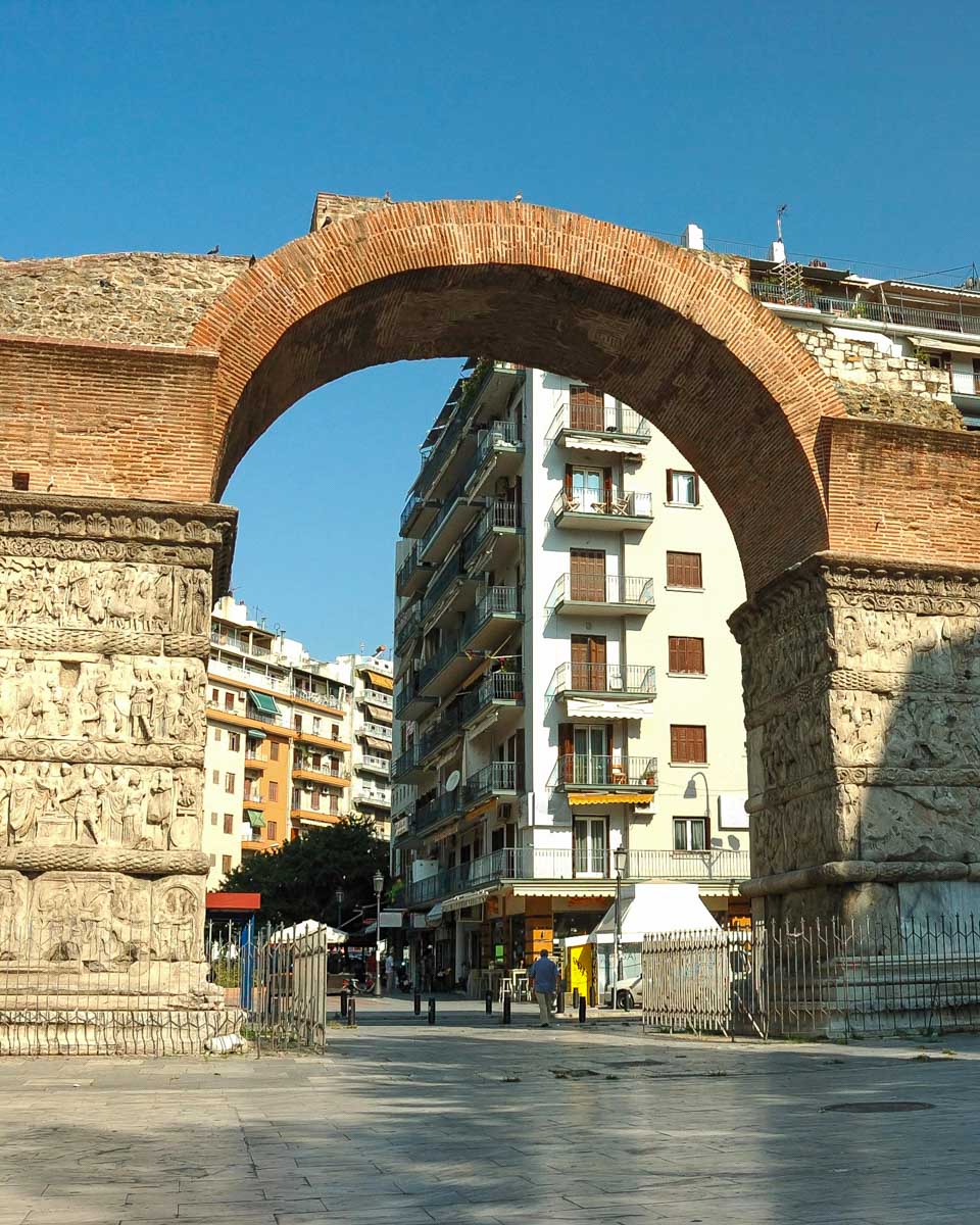 Arch of Galerius in Thessaloniki, Greece