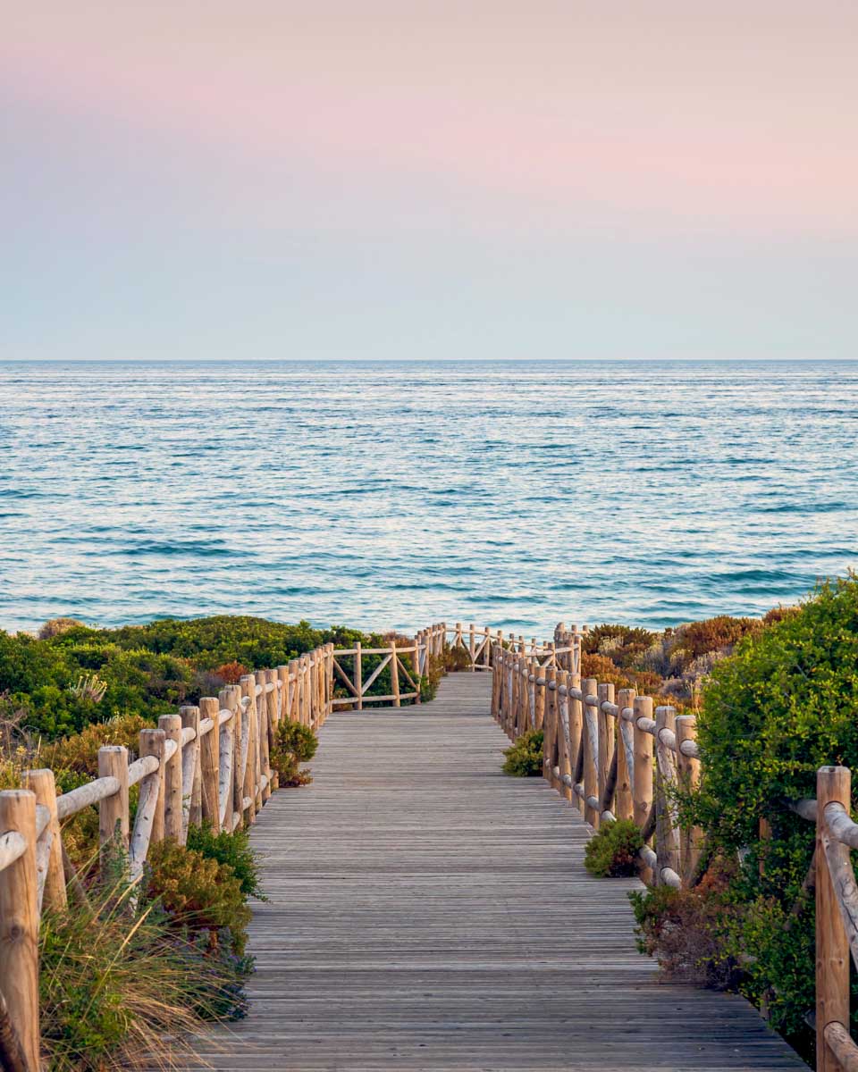 Cabopino beach, Marbella in Marbella Spain at sunset (4)