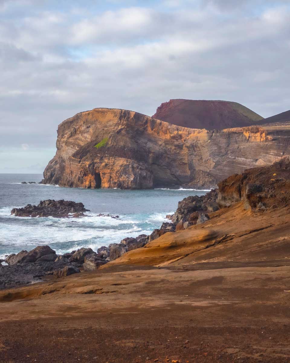 Capelinhos volcano, Faial island in Azores, Portugal