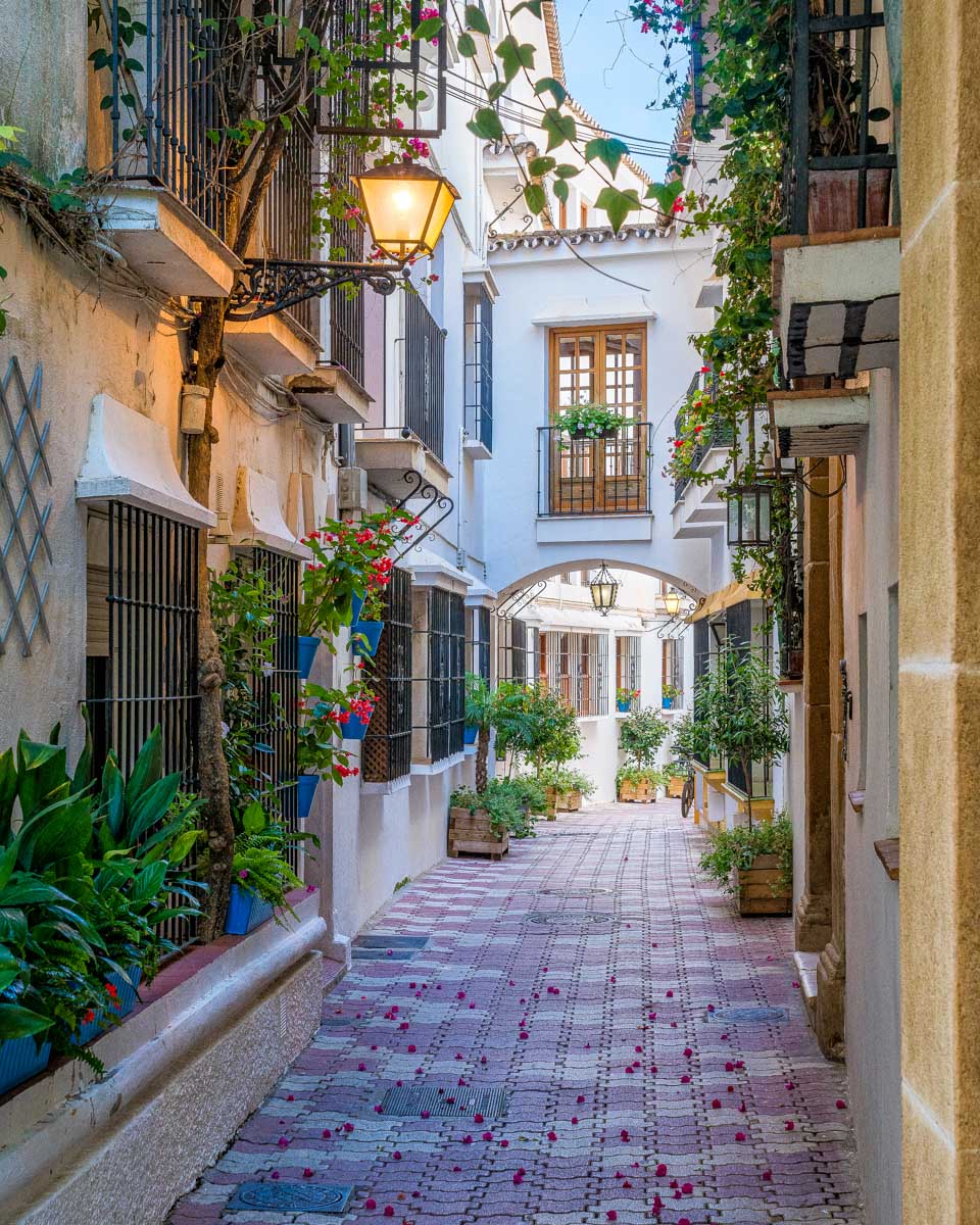Marbella Old Town seen in Marbella Spain (1)