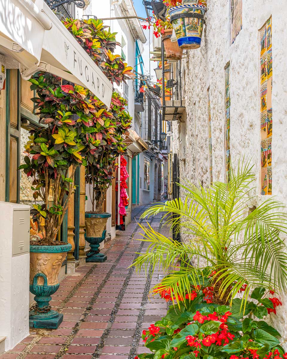 Marbella Old Town seen in Marbella Spain (2)