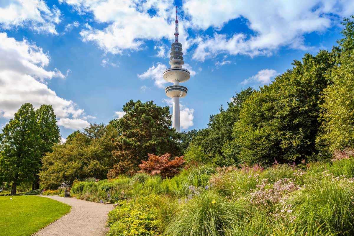 Planten un Blomen public park in Hamburg Germany 1