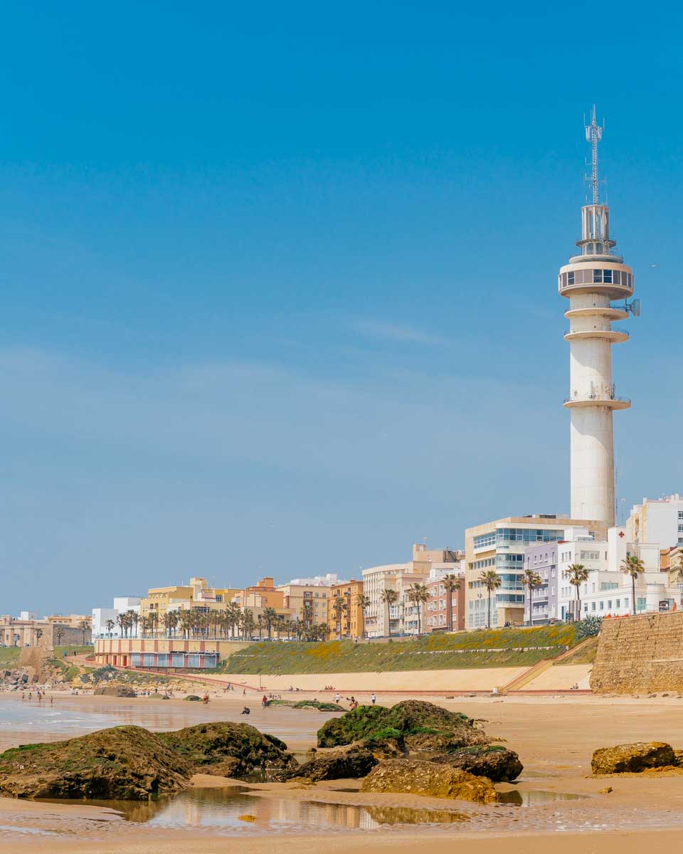 Playa de la Victoria in Cadiz Spain