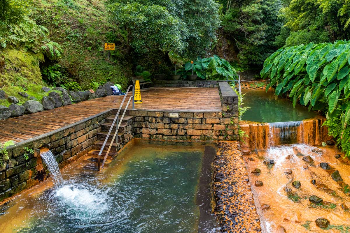 Poça da Dona Beija in Sao Miguel Portugal