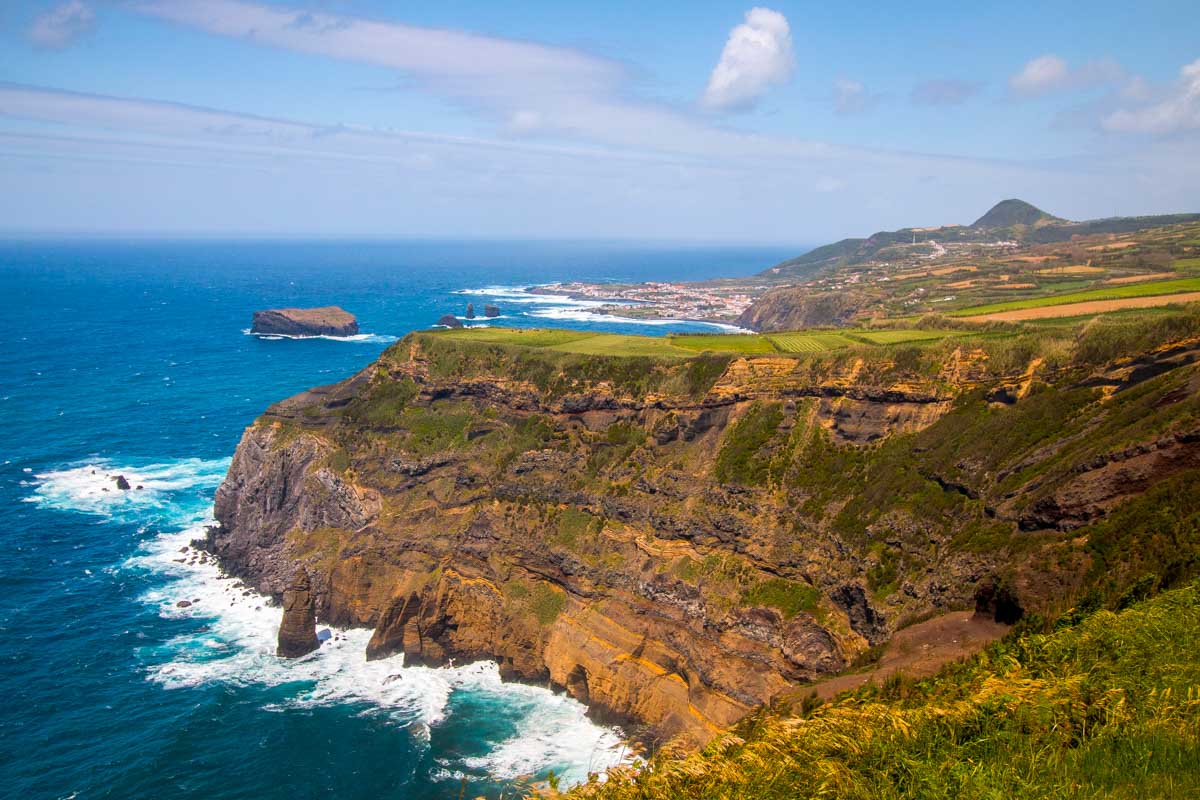 Ponta do Escalvado viewpoint near Ponta Delgada, Sao Miguel, Azores, Portugal