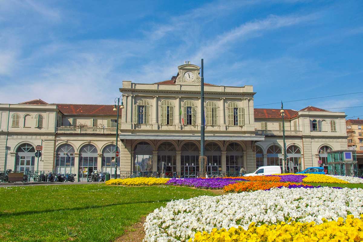Porta Susa train station in Turin Italy