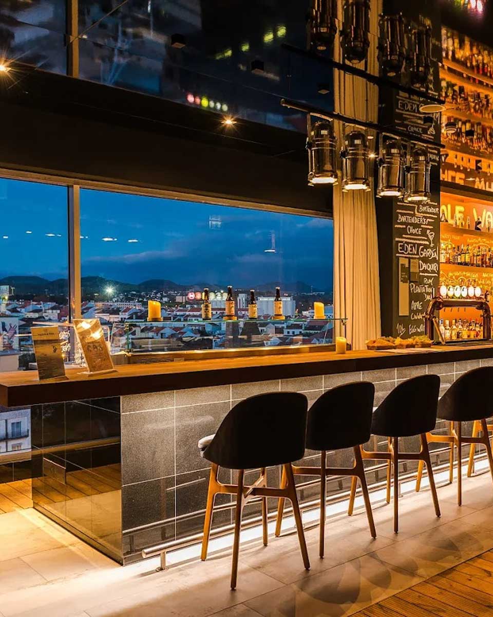 Rooftop Bar - Octant Hotel in Ponta Delgada, Sao Miguel, Azores, Portugal (2)