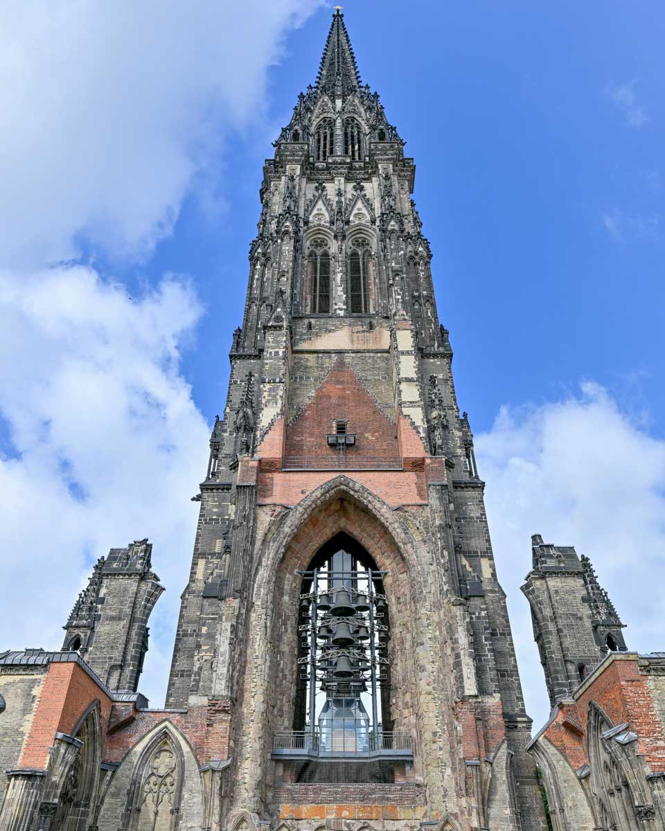 St. Nicholas Church (Saint Nikolai Memorial) in Hamburg Germany