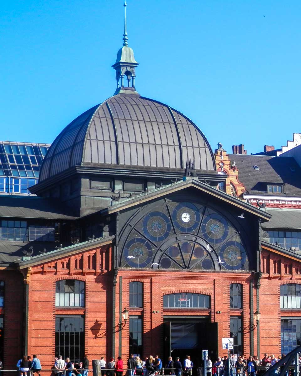 The fish market in Hamburg Germany