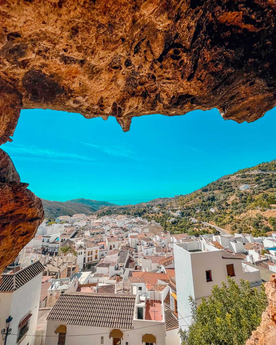 The village of Ojén seen from Cueva de las Columnas on a tour froom Marbella Spain (2)