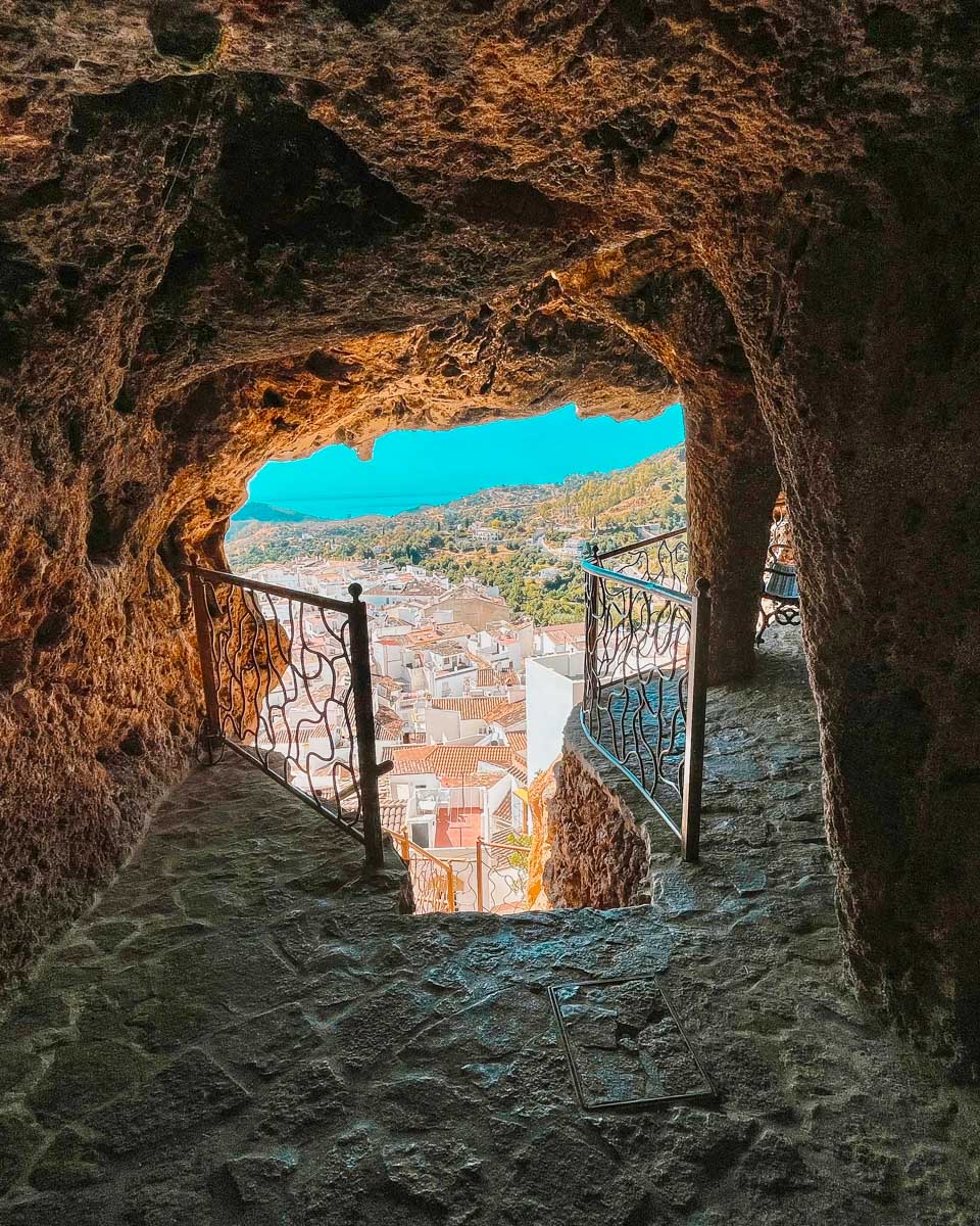 The village of Ojén seen from Cueva de las Columnas on a tour froom Marbella Spain (3)