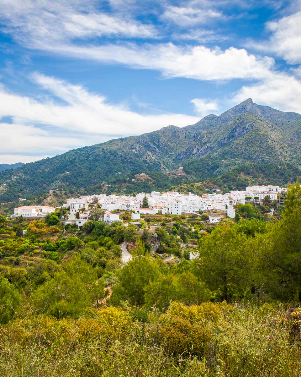The village of Ojén seen on a tour from Marbella Spain