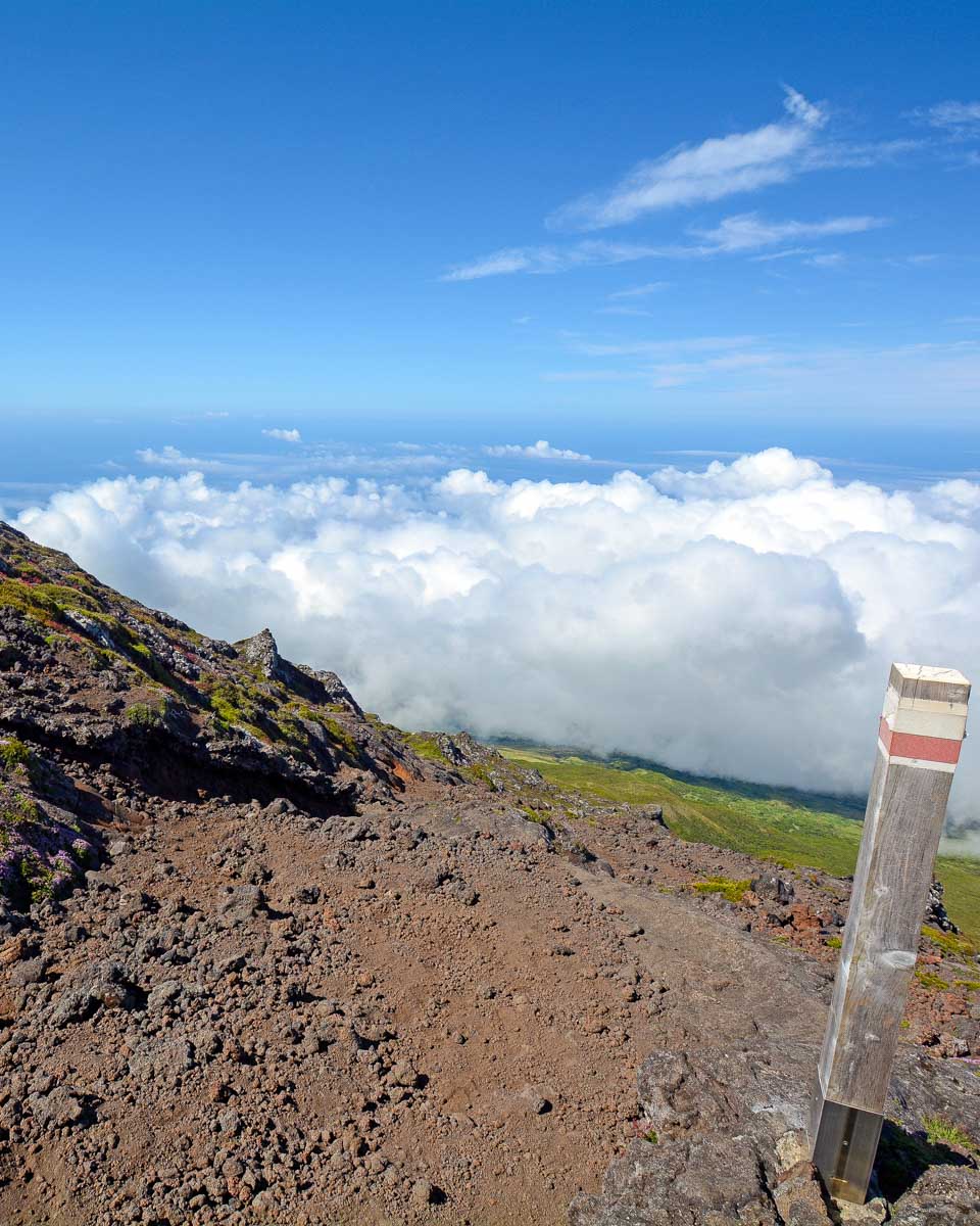 View from Mount Pico in Azores Portugal (1)