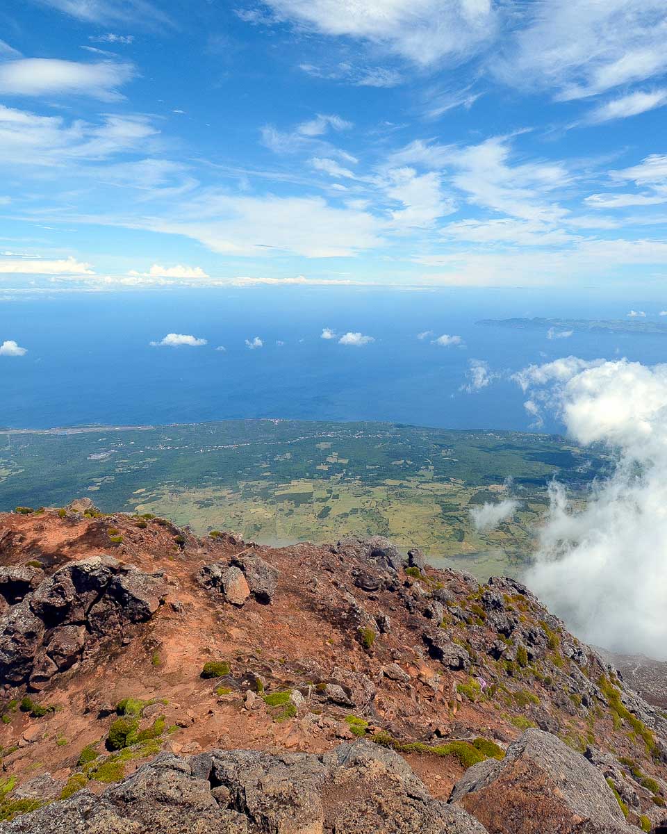 View from Mount Pico in Azores Portugal (2)
