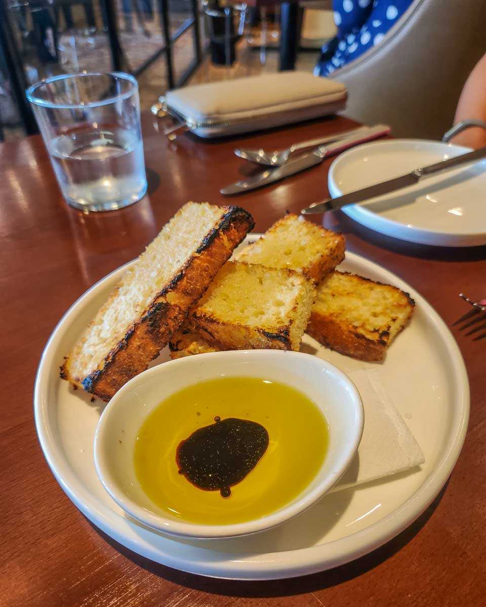 Bread-and-olive-oil-on-a-tour in Zadar Croatia