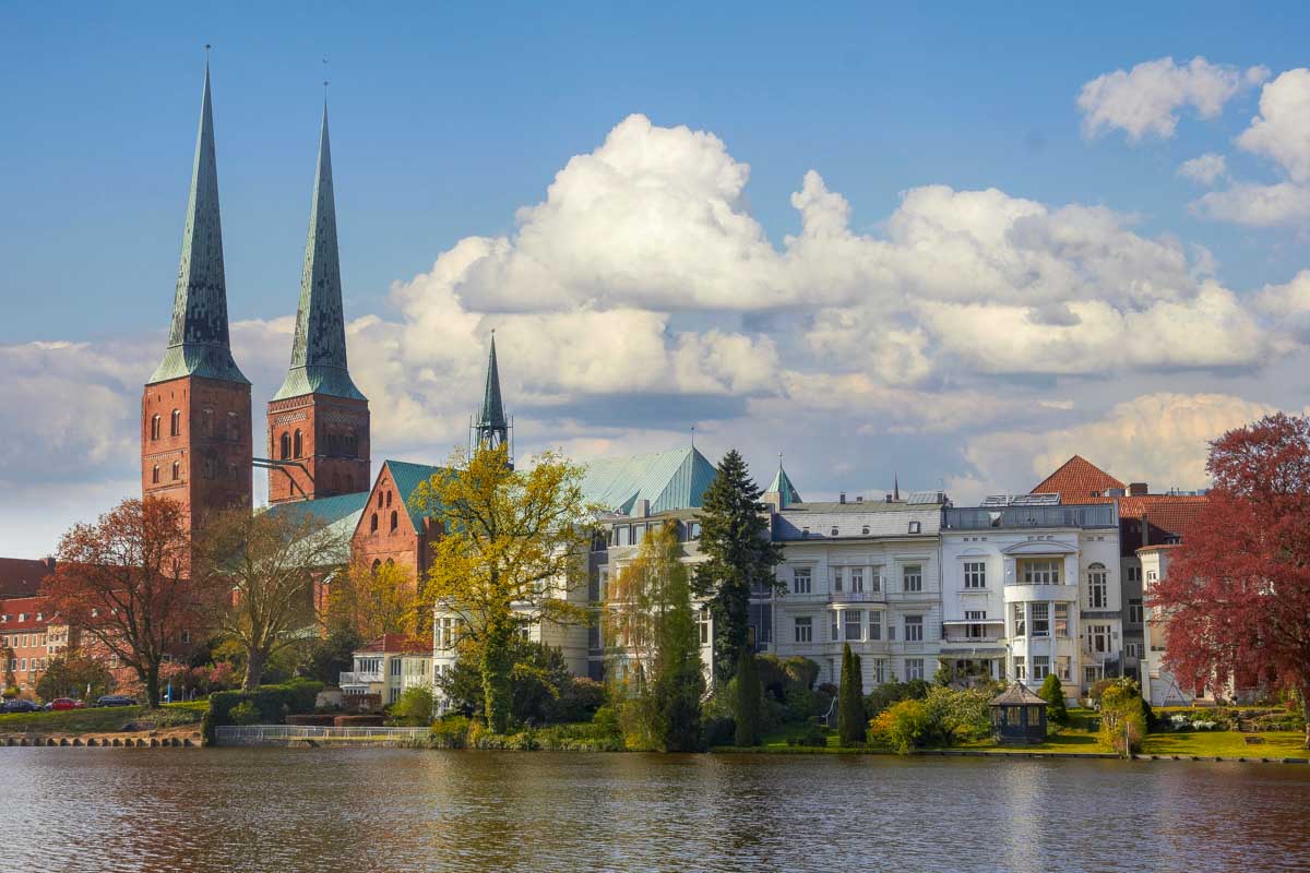 City view of Lubeck Germany