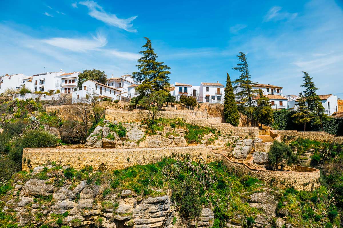 El Tajo Gorge Canyon in Ronda Spain