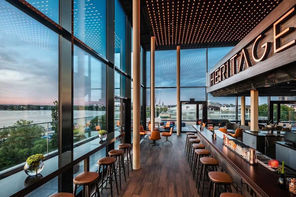 HERITAGE Rooftop Bar in Hamburg Germany