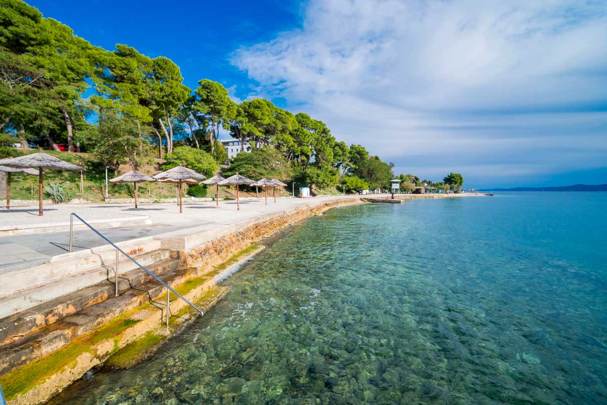 Kolovare Beach in Zadar Croatia