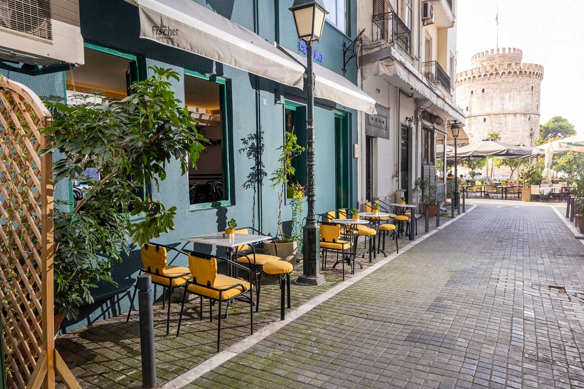 Palermo Cafe in Thessaloniki Greece