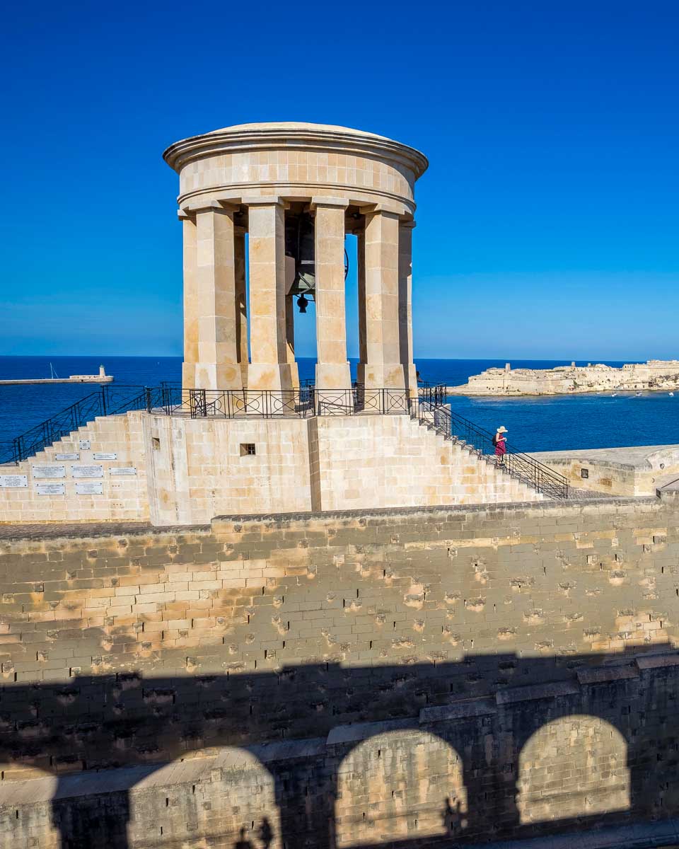 Siege-Bell-War-Memorial-seen-on-a-walking-tour-of-Valletta-Malta