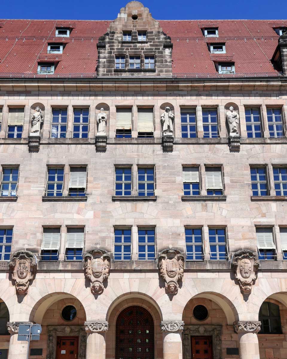 The Palace of Justice in Nuremberg Germany