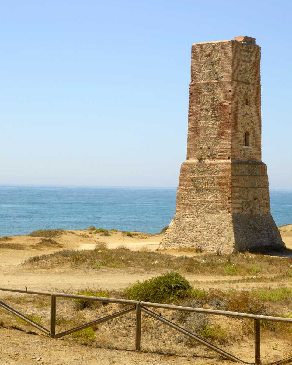 Tower in Cabopino beach in Marbella Spain