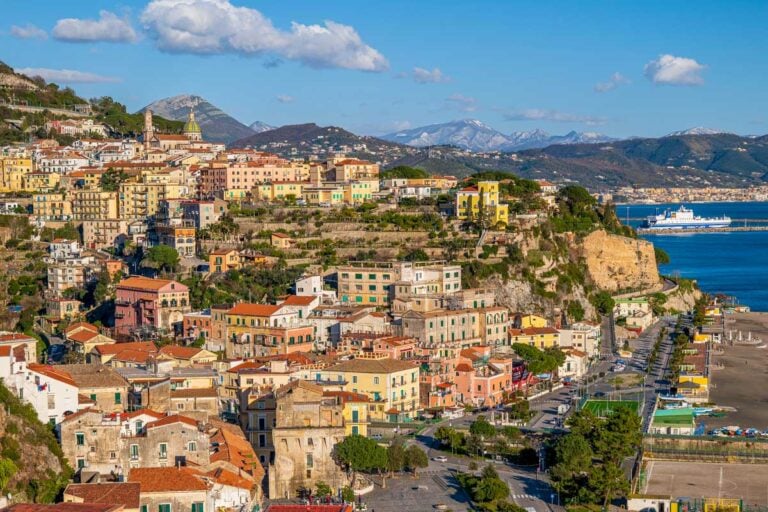 View of a Salerno city, Italy