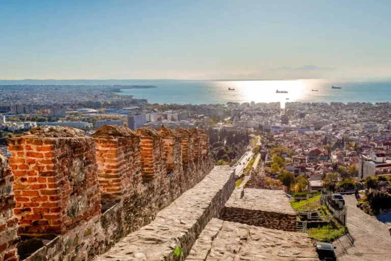 Views from Trigonion Tower in Thessaloniki, Greece 2