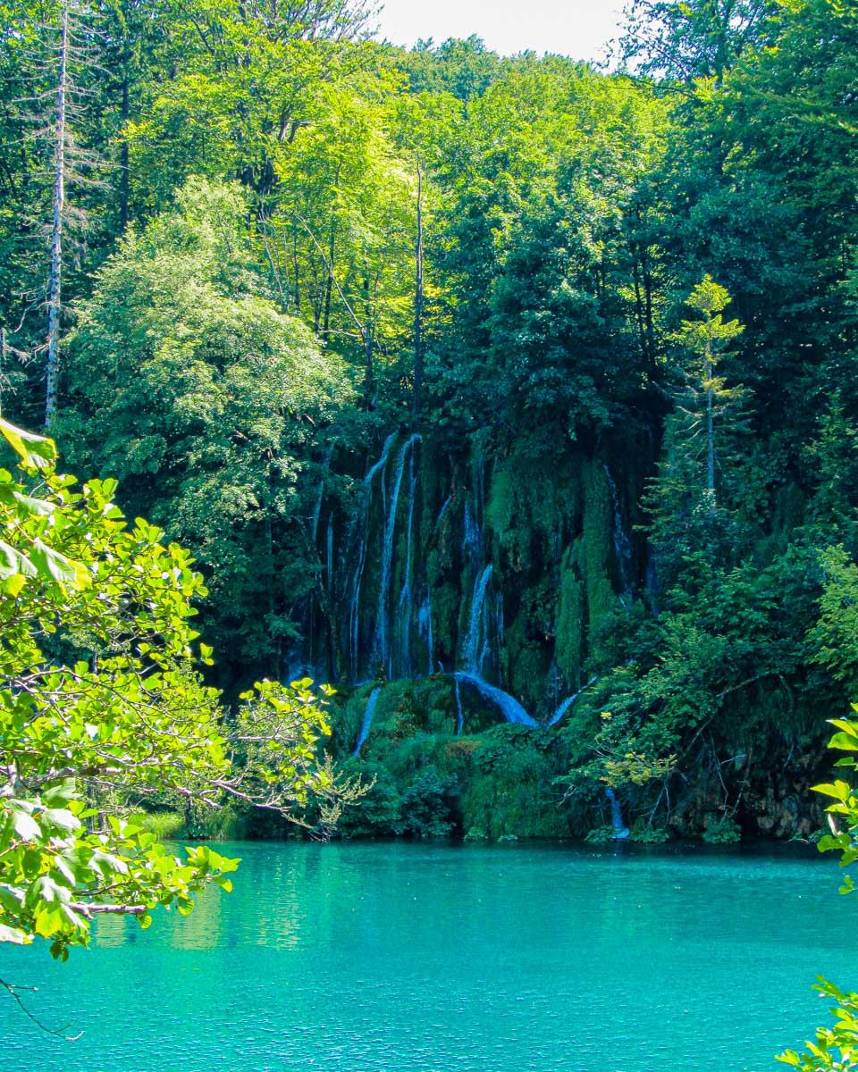 plitvice-lakes-national-park-waterfall-seen-on-a-tour-from-Zadar Croatia