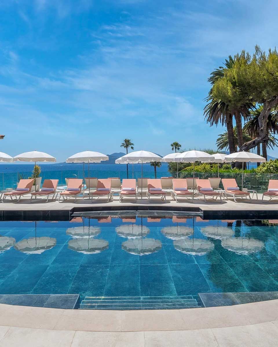 rooftop pool area at Canopy by Hilton Cannes